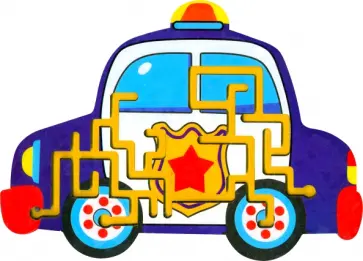 Лабиринт средний Полицейская машина Лабиринт средний Полицейская машина обложка книги