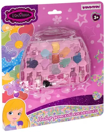 Набор детской декоративной косметики. Косметичка-сумочка обложка книги