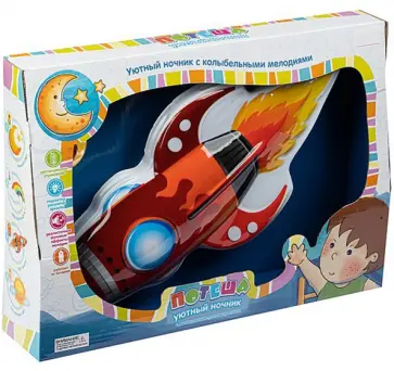 Игрушка-ночник Ракета, с дистанционным управлением Игрушка-ночник Ракета, с дистанционным управлением обложка книги