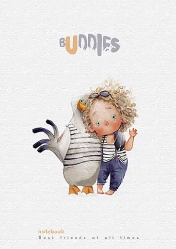 Блокнот Друзья, 80 листов, А6, клетка обложка книги