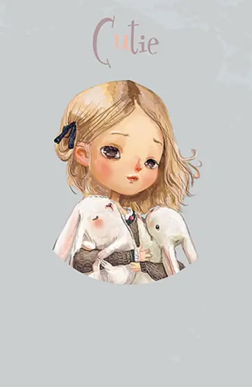 Записная книжка-перевертыш Обнимашки, 80 листов, клетка, А6 обложка книги