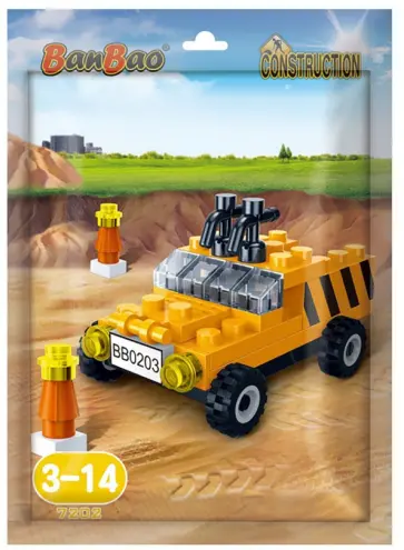 Конструктор Машина, 39 деталей обложка книги