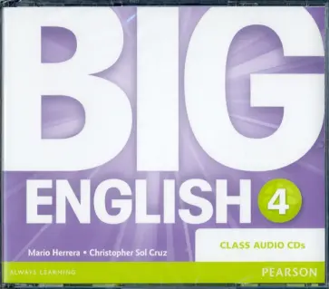 Herrera, Cruz - Big English. Level 4. 3 Class CDs Herrera, Cruz - Big English. Level 4. 3 Class CDs обложка книги
