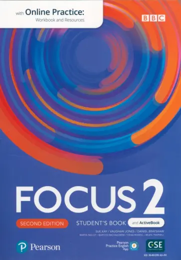 Kay, Brayshaw - Focus. Second Edition. Level 2. Student's Book and Active Book with Online Practice and PPE App Kay, Brayshaw - Focus. Second Edition. Level 2. Student's Book and Active Book with Online Practice and PPE App обложка книги