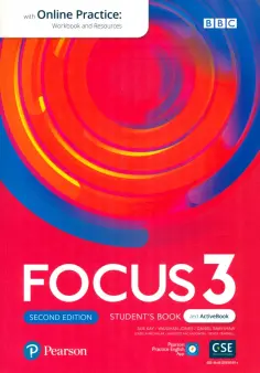 Kay, Brayshaw - Focus. Second Edition. Level 3. Student's Book and Active Book with Online Practice and PPE App обложка книги
