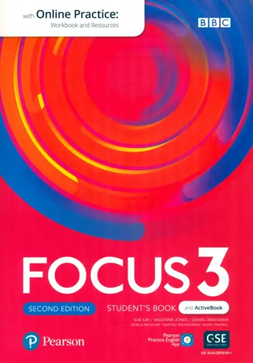 Kay, Brayshaw - Focus. Second Edition. Level 3. Student's Book and Active Book with Online Practice and PPE App Kay, Brayshaw - Focus. Second Edition. Level 3. Student's Book and Active Book with Online Practice and PPE App обложка книги