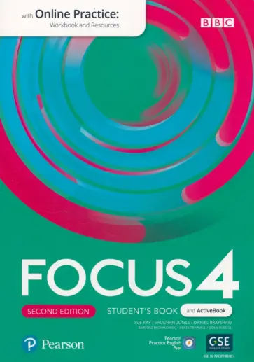 Kay, Brayshaw - Focus. Second Edition. Level 4. Student's Book and Active Book with Online Practice with PPE App Kay, Brayshaw - Focus. Second Edition. Level 4. Student's Book and Active Book with Online Practice with PPE App обложка книги