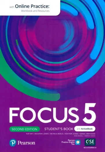 Kay, Jones - Focus. Second Edition. Level 5. Student's Book and Active Book with Online Practice and PPE App Kay, Jones - Focus. Second Edition. Level 5. Student's Book and Active Book with Online Practice and PPE App обложка книги