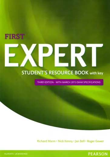 Mann, Bell - Expert. First. Student's Resource Book with Key. Third Edition обложка книги
