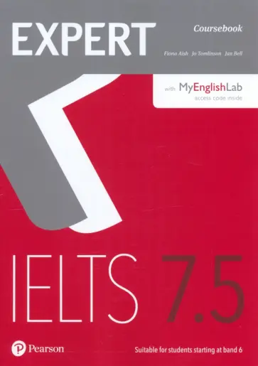 Aish, Bell - Expert. IELTS. Band 7.5. Coursebook with Online Audio and MyEnglishLab обложка книги