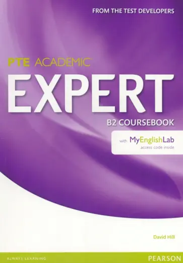 David Hill - Expert. PTE Academic. B2. Coursebook with MyEnglishLab обложка книги