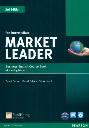 Cotton, Falvey - Market Leader. 3rd Edition. Pre-Intermediate. Coursebook with MyEnglishLab (+DVD) обложка книги