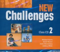 Обложка книги New Challenges. Level 2. Class CDs, Harris Michael, Sikorzynska Anna, Mower David