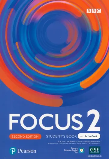 Kay, Brayshaw - Focus. Second Edition. Level 2. Student's Book and ActiveBook with Pearson Practice English App Kay, Brayshaw - Focus. Second Edition. Level 2. Student's Book and ActiveBook with Pearson Practice English App обложка книги