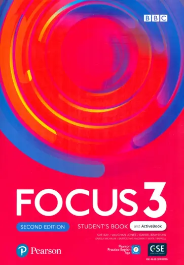 Brayshaw, Trapnell - Focus. Second Edition. Level 3. Student's Book and ActiveBook with Pearson Practice English App Brayshaw, Trapnell - Focus. Second Edition. Level 3. Student's Book and ActiveBook with Pearson Practice English App обложка книги