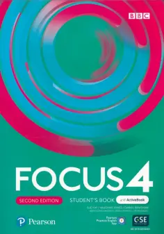 Kay, Brayshaw - Focus. Second Edition. Level 4. Student's Book and ActiveBook with Pearson Practice English App обложка книги