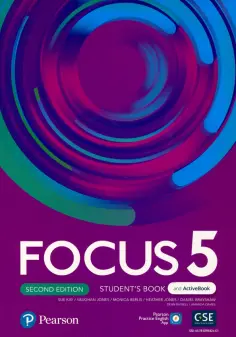 Kay, Jones - Focus. Second Edition. Level 5. Student's Book and ActiveBook with Pearson Practice English App обложка книги