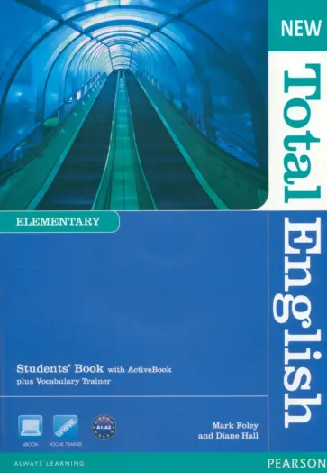 Foley, Hall - New Total English. Elementary. Students' Book with Active Book (+DVD) обложка книги