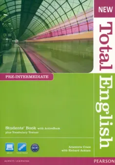 Crace, Acklam - New Total English. Pre-Intermediate. Students' Book with Active Book (+DVD) обложка книги