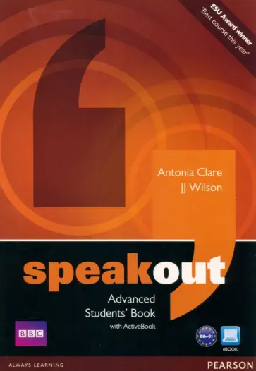 Clare, Wilson - Speakout. Advanced. Students Book with DVD Active Book Multi Rom Clare, Wilson - Speakout. Advanced. Students Book with DVD Active Book Multi Rom обложка книги