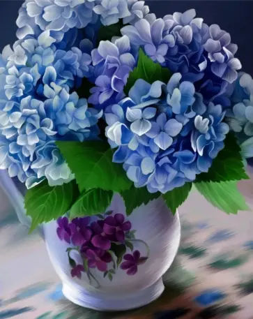 Алмазная мозаика с полным заполнением Цветы в вазе обложка книги