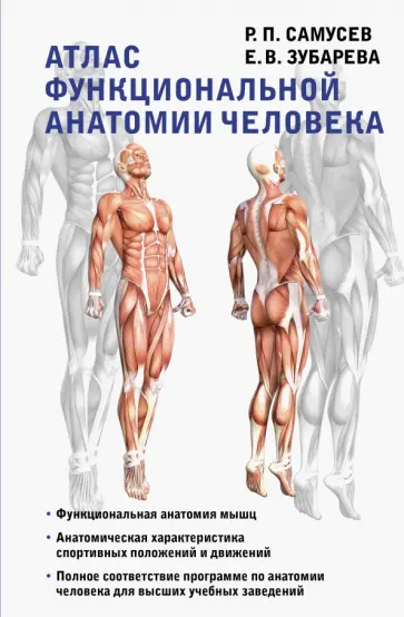 Самусев, Зубарева - Атлас функциональной анатомии человека. Учебное пособие Самусев, Зубарева - Атлас функциональной анатомии человека. Учебное пособие обложка книги