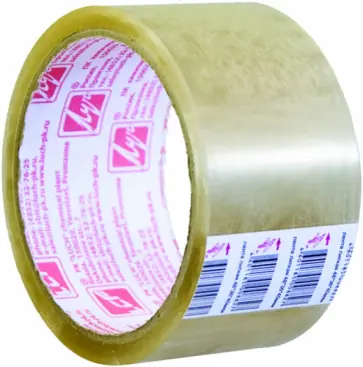 Лента клейкая упаковочная, 48 мм, прозрачная обложка книги