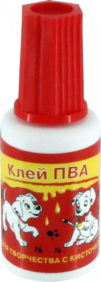 Клей ПВА Далматинцы, с кисточкой, 20 гр обложка книги