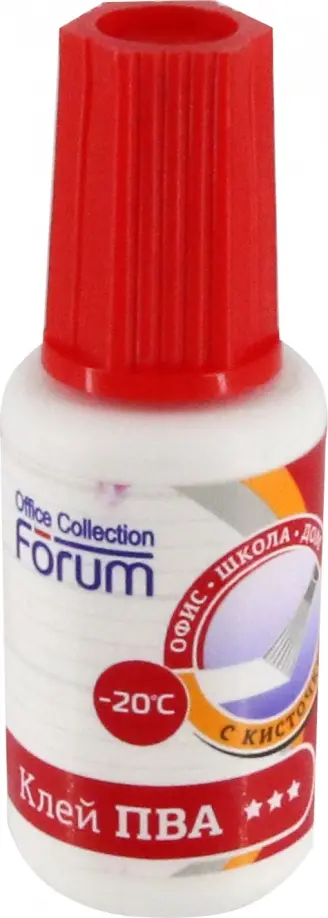 Клей ПВА Office Collection, с кисточкой, 20 гр обложка книги