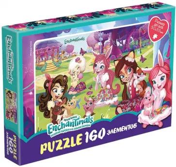 Пазл-160 Энчантималс. Солнечный день обложка книги