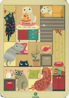 Настольная игра Тетрис большой. Коты и котики обложка книги