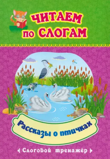 Рассказы о птичках. Слоговой тренажёр. ФГОС ДО Рассказы о птичках. Слоговой тренажёр. ФГОС ДО обложка книги