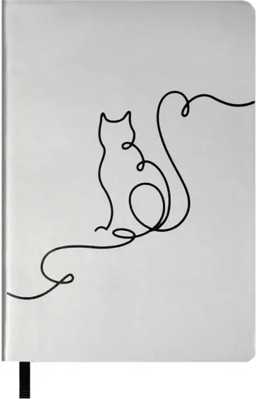 Записная книжка Софт-тач. Серебряный, А6, 96 листов, линия обложка книги