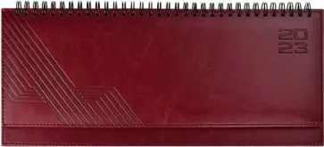 Планинг датированный на 2023 год Сариф. Бордовый, 64 листа обложка книги