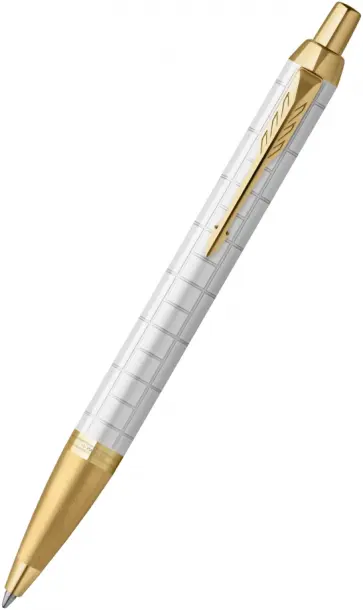 Ручка шариковая автоматическая Premium Pearl GT, синяя обложка книги