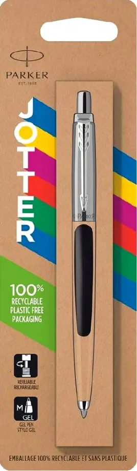 Ручка гелевая автоматическая Orig Gel Black, черная обложка книги