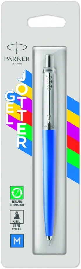 Ручка гелевая автоматическая Orig Gel Blue, синяя обложка книги