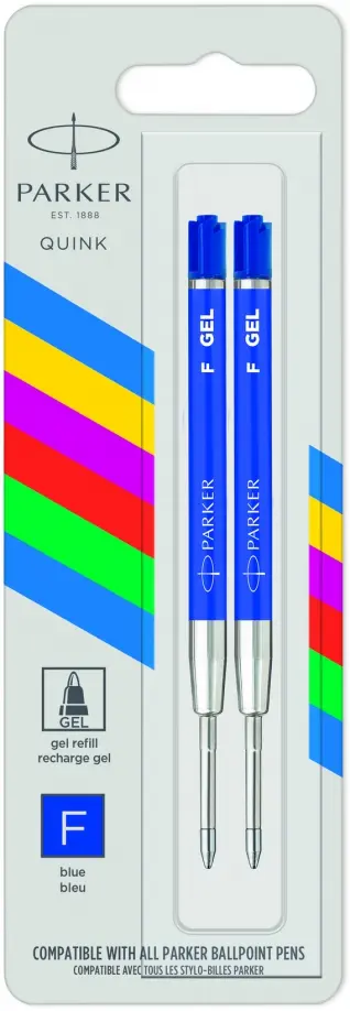 Стержень гелевый, синий, 2 штуки обложка книги