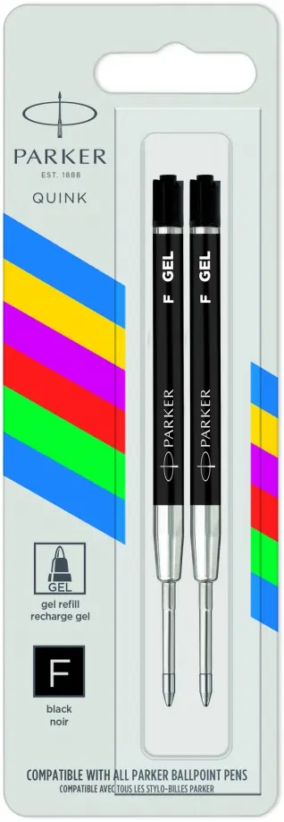 Стержень гелевый, черный, 2 штуки обложка книги