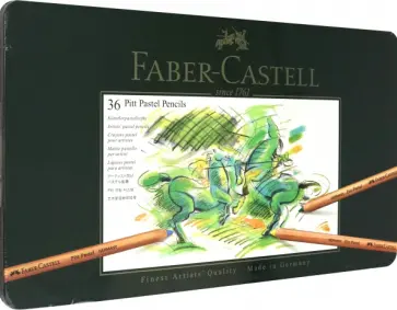 Карандаши пастельные цветные Pitt Pastel, 36 цветов обложка книги