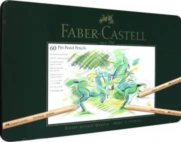 Карандаши пастельные цветные Pitt Pastel, 60 цветов обложка книги