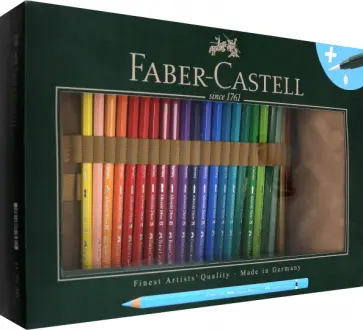 Карандаши цветные акварельные Albrecht Durer в тканевом пенале, 30 цветов обложка книги