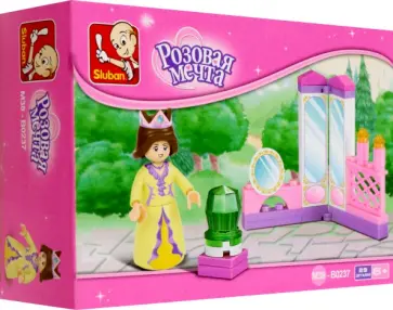 Конструктор Розовая мечта, 29 деталей обложка книги