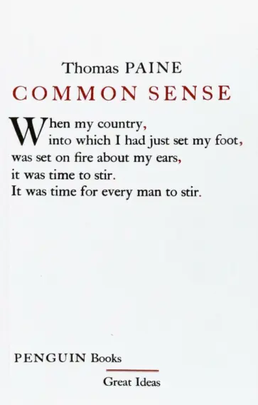 Thomas Paine - Common Sense Thomas Paine - Common Sense обложка книги