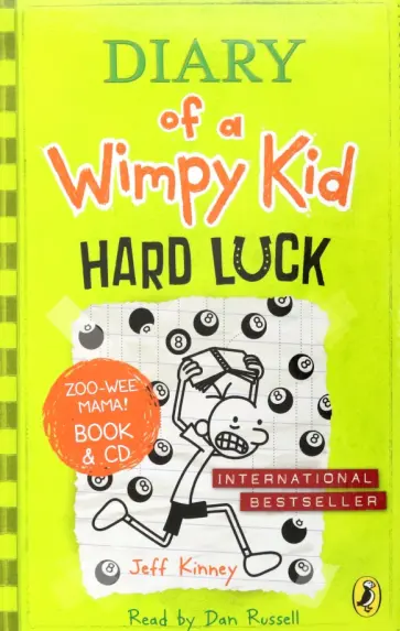 Jeff Kinney - Diary of a Wimpy Kid. Hard Luck book (+CD) обложка книги