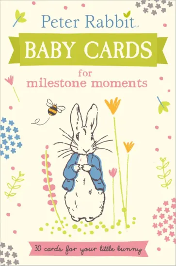 Peter Rabbit Baby Cards for Milestone Moments обложка книги