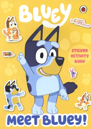 Meet Bluey! Sticker Activity Book обложка книги