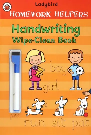Ladybird Homework Helpers. Handwriting Wipe-Clean Book обложка книги