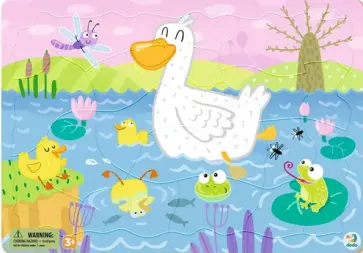 Пазл Утята, в рамке. 21 элемент обложка книги