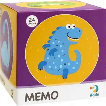 Мемо-игра Динозаврики обложка книги
